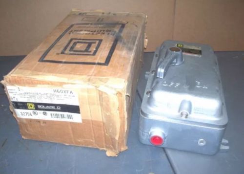 New square d 3p 60a 600v h60xfa explosion proof enclosed switch nema 7 &amp; 9 for sale