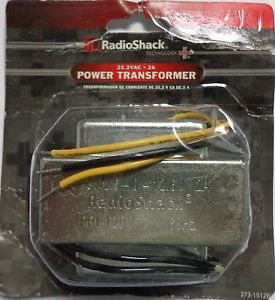 Radioshack 25.2 VAC 2A Power Transformer 273-1512B New!!!
