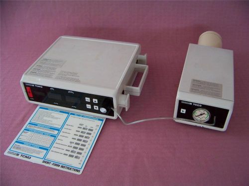 Radiometer TCM3 TINA Oxygen Monitor / TCC3 Calibration Unit Respiratory Therapy