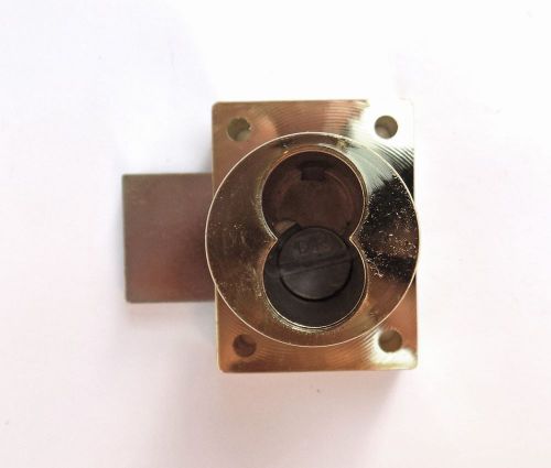 Heavy duty cabinet and drawer lock brass color for best type ic lock cylinder for sale