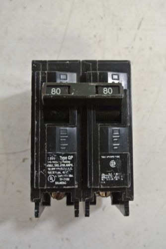 Siemens Q280 2 Pole 80 Amp 120/240 Volt Circuit Breaker