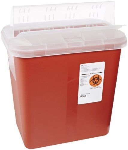 Kendall healthcare kendall 89651 sharpsafety sharps biohazard waste container for sale