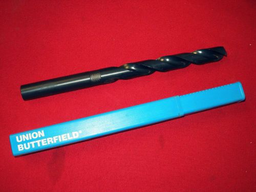 Union butterfield 4710128 23/32 hss taper length drill bit 9.5&#034; oal usa made for sale