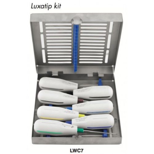 Luxatip Dental Elevator Set of 7 with Cassette,  free shipping