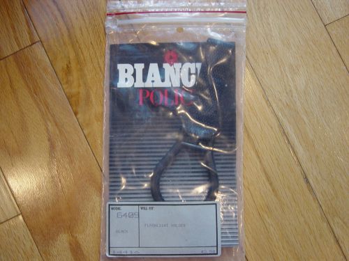 Bianchi Police Flashlight Holder  ...model 6405 ...lightnweight ... new ...black