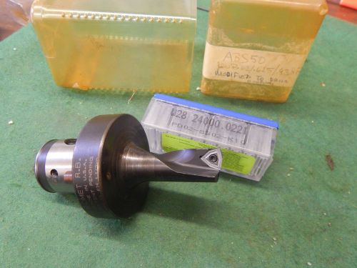 Komet ABS 50 .625&#034; Insert Drill KUB 02/.625/938R with 10 New Inserts