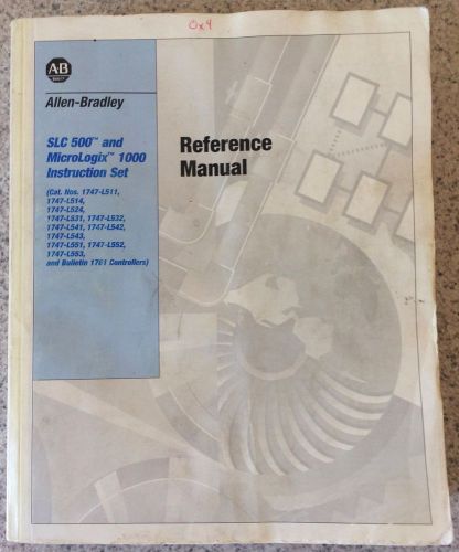 Allen-Bradley Reference Manual SLC 500 MicroLogix 1000