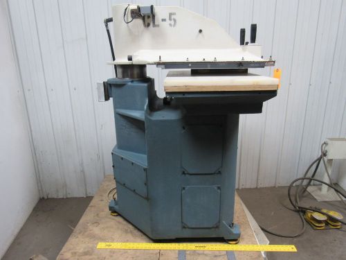 Fipi fe25/a/24 clicker die cutter press 25 ton 24&#034;x24&#034; head 5&#034;daylight tested! for sale