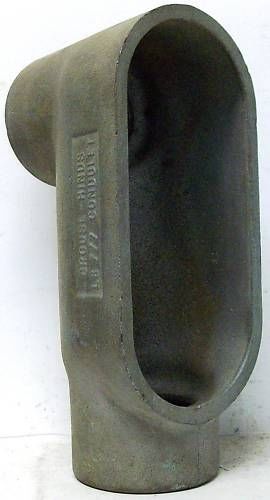 Crouse-hinds malleable iron conduit body fitting lb777 nnb for sale
