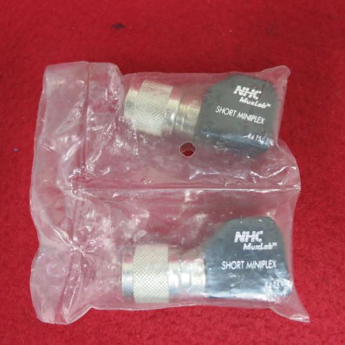 NHC MuxLab R4 T5 Short Miniplex Adaptor (Lot of 2) New