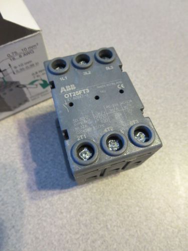 OT25FT3 ABB New In Box Rotary Disconnect Switch 1SCA104884R1001