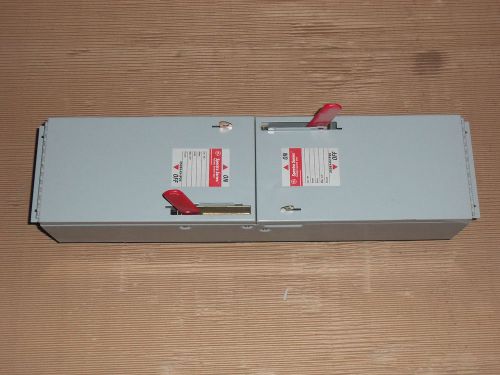 General electric ge ads ads36100hd 100 amp 600v fused panelboard switch plastic for sale