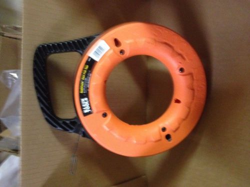 Klein 56002 Depthfinder Fish Tape 65&#039; Foot Ft Steel Cable Puller Self Storing
