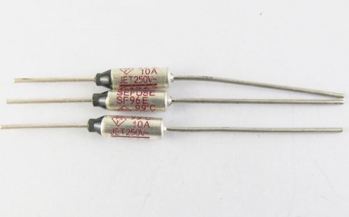 10 pcs microtemp thermal fuse 99°c tf cutoff sf96e for sale