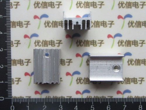 10PCS Silver Aluminum Heatsink 21*15*10MM for TO-220 Transistor
