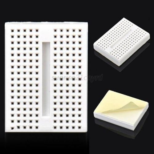 1 X White Solderless Prototype Breadboard 170 Tie-points for Arduino Shield U42