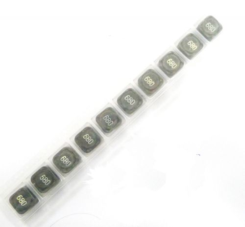 10 PCS SMD SMT Surface Mount Power Inductor 12*12*7MM 68uH 680  DIY New good A+