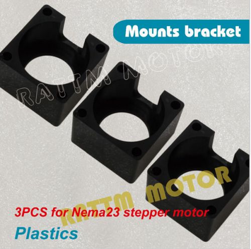 Free ship 3pcs plastic nema 23 stepper motor mounts motor bracket engraving cnc for sale