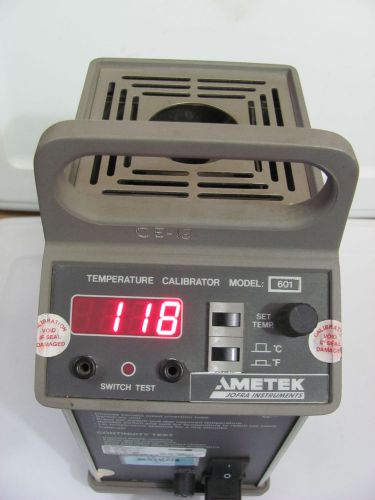 Jofra Ametek Transcat Temperature Calibrator 601 Transmitter Meter Transducer