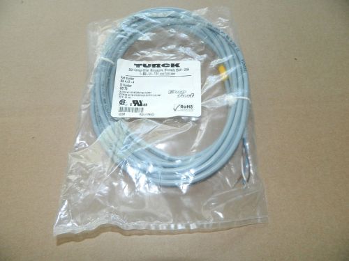 NEW Turck Euro Fast Cable Cordset, RK4.4T-4, WARRANTY