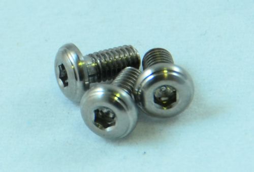 Titanium Alloy Grade 5 M3x0.5 6mm Button Head Socket Cap Screw