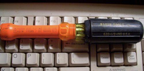 KLEIN 630-1/2-INS INSULATED NUT DRIVER 1/2&#034;/ GREAT CONDITION