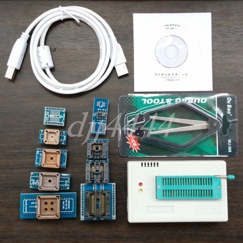 High speed usb universal eeprom spi flashprogrammer tl866cs include 9pcs adapter for sale