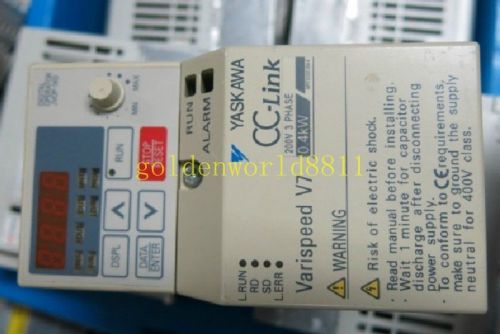 YASKAWA V7 inverter 200V 0.4KW CIMR-V7DT20P4 good in condition for industry use
