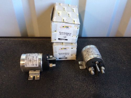 2---nos kissling relay solenoid 29.111.11  120 amps 10-16vdc coil for sale