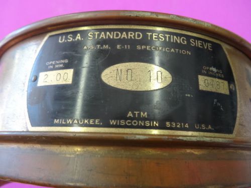 U.s. standard sieve no. 10 e-11 spefication for sale