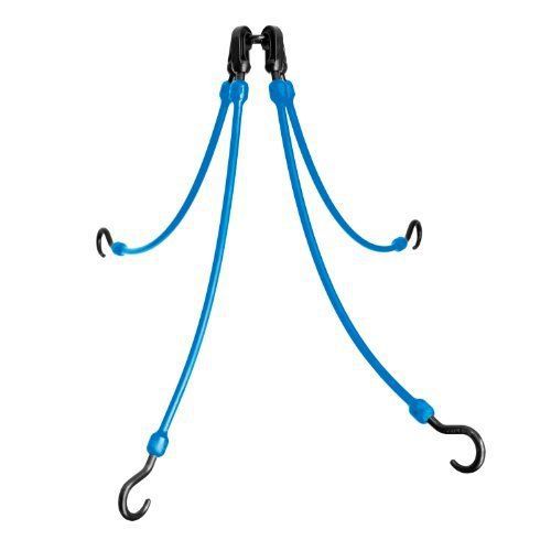 The Perfect Bungee 4-Arm 18-Inch Flex Web, Blue New
