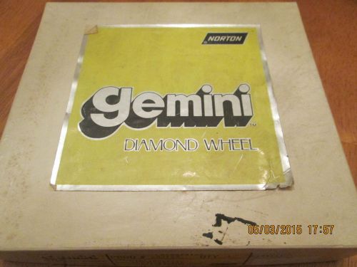 Norton Gemini 6 x 1/8 x 1 1/4 diamond wheel NEW in box