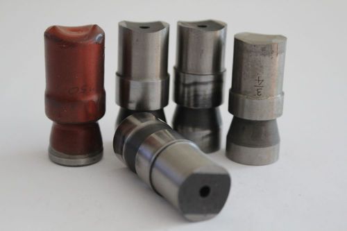 LOT OF 5 PUNCH DI ACRO DIACRO ROPER WHITNEY .75 &#034; ROUND PUNCH PRESS 3/4&#034;