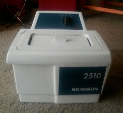 Branson Bransonic 2510R-MT Ultrasonic Cleaner 3/4 Gallon in great working cond.