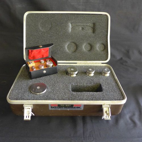 Rice lake weighing system stainless steel, nist classification 1kg set ts-287 for sale