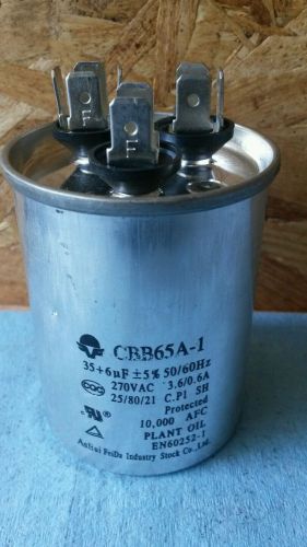 Capacitor CBB65A-1 270VAC 35uF 50/60Hz AC Motor Compressor Start Tested
