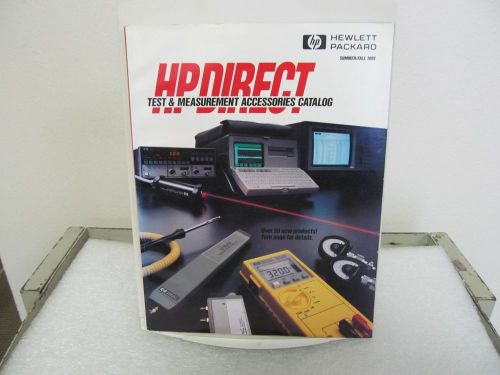 Hewlett Packard HPDirect Test &amp; Measurement Accessories Catalog..1989