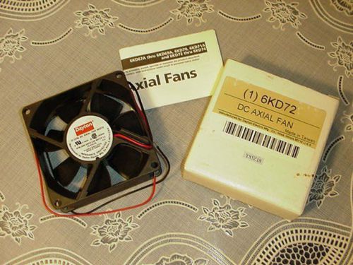 Dayton 6KD72 DC Axial Fan Voltage 24 CFM 37 RPM 2800 NEW IN BOX!
