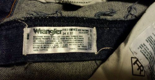 Wrangler FR Flame Resistant Jeans 34 x 32
