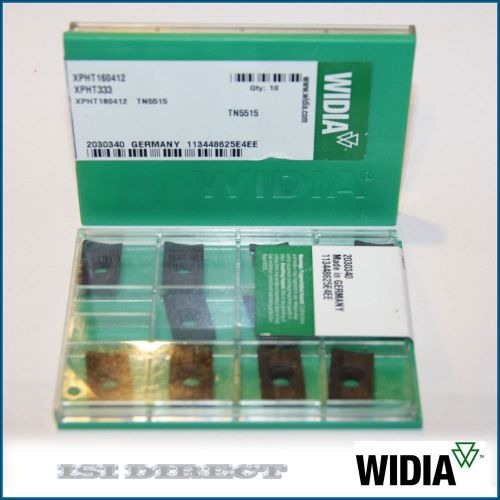 XPHT 333 160412 TN5515 WIDIA *** 10 INSERTS *** FACTORY PACK ***
