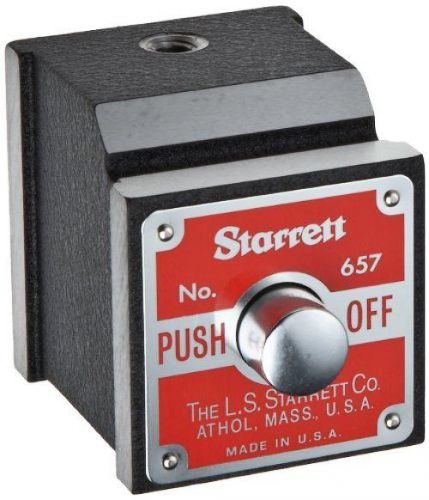 Starrett 657P Magnetic Base Indicator Holder, 1-15/16&#034; Height, 1-5/8&#034; Width,