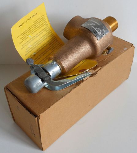 Spence bronze body safety relief valve 0041fea-04-040 1&#034; 40psi nc nib for sale