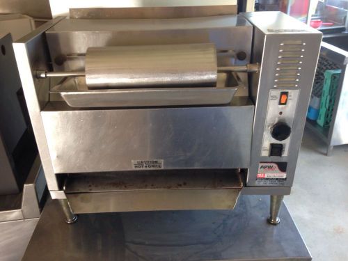 Apw wyott m-83  3 bun grill toaster for sale