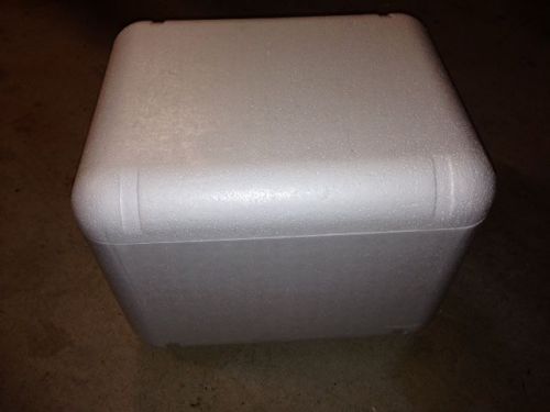Styrofoam-Insulated-Shipping-Container-Square Cooler-13.5&#034;x11.5&#034;x12.5&#034;