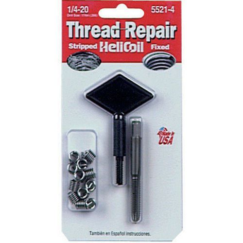 1/4-20 Thread Repair Kit by Helicoil Div Emhart 5521-4 Drill size New