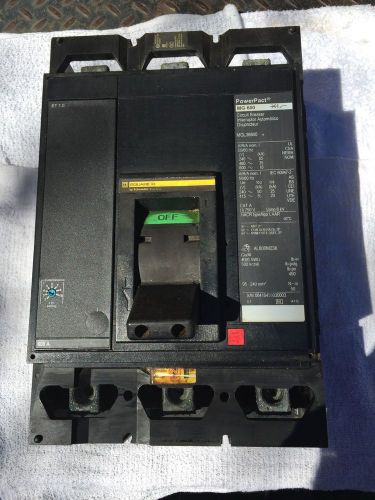 Square D Circuit Breaker PowerPact MG600 MGL36600