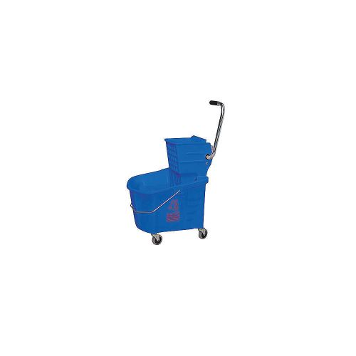 Mop bucket and wringer, 35 qt., blue 335-312bl for sale