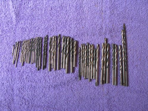 DRILL BITS, MIXED LOT OF 45 ASSORTED SIZES