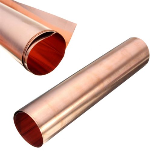 1pcs 0.1 x 200 x 500mm 99.9% pure copper cu metal sheet foil for sale