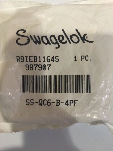 Swagelok ss-qc6-b-4pf quick-connect body, 0.5 cv, 1/4&#034; fem. npt *sealed* 987907 for sale
